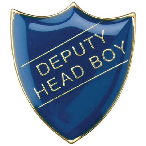 Deputy Head Boy Badge 4 Colours Available All Sports Awards