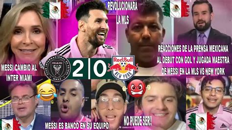 ASÍ REACCIONÓ LA PRENSA MEXICANA AL DEBUT Y GOL DE MESSI EN MLS CON NEW