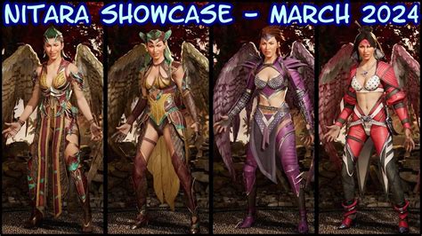 Nitara Showcase Gear Skins March 2024 Update Mortal Kombat 1