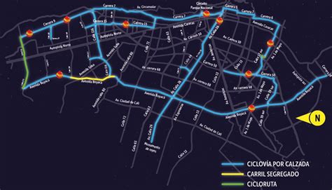 Rutas Y Sectores De La Ciclovía Nocturna El 9 De Diciembre En Bogotá