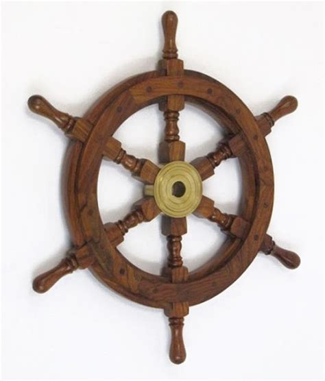 Pin On Nautical Teak Ship S Steering Wheels