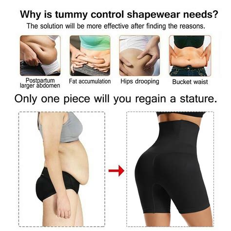 Comfree Tummy Control Shapewear Shorts For Women High Waisted Shaping