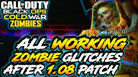 Cold War Zombie Glitches All Working Zombie Glitches After Patch