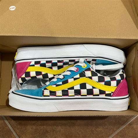 Vans Cmyk Checkered Old Skool Vans - Gem