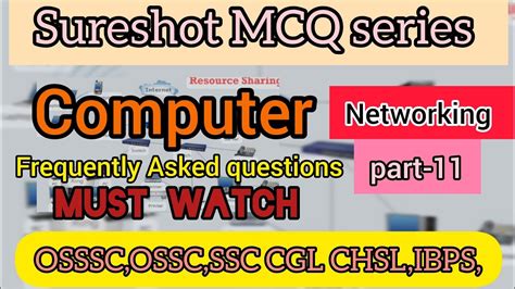 Computer Networking MCQs Sure Shot MCQ Series Very Useful For OSSC