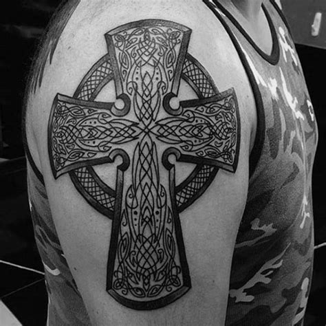 100 Celtic Cross Tattoos For Men Ancient Symbol Design Ideas