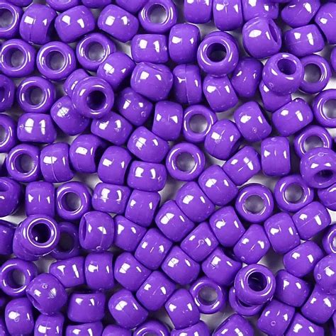 Plastic Pony Beads Multicolor 8mm Universal Hobbyist Hq