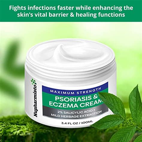 Nupharmisto Psoriasis Cream Eczema Dermatitis Maximum Strength Relieve