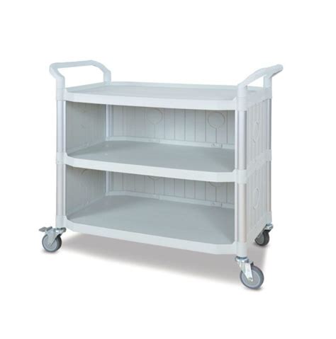 Utility Cart Wide - 3 Shelves - Allcare Warehouse