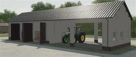 LS22 Neue Garage v 1 0 Schuppen Mod für Landwirtschafts Simulator 22