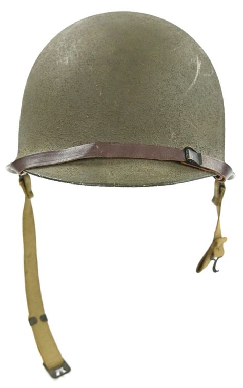 Worldwarcollectibles Us Ww2 Named M1 Fixed Bale Combat Helmet