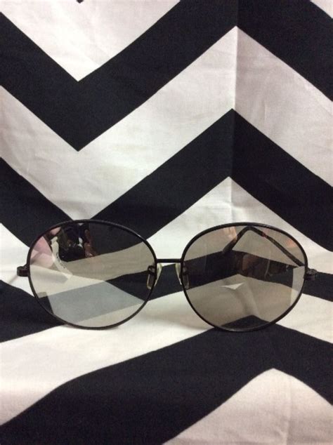 Sunglasses Round Mirrored Lenses W/ Wire Rims | Boardwalk Vintage