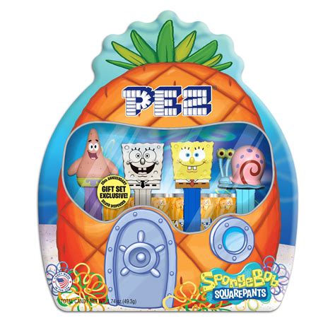 SpongeBob SquarePants 25th Anniversary Gift Tin - PEZ Official Online ...