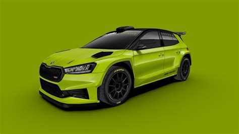 Skoda Fabia RS Rally2 2023 Buy Royalty Free 3D Model By Jose Bronze