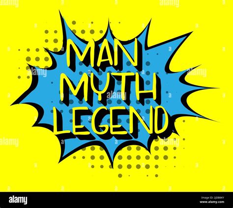 man myth legend haltone comic style vector illustration stock vector