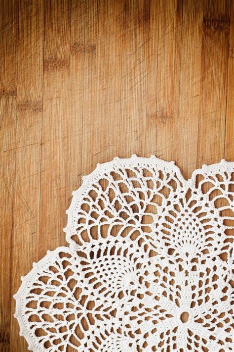 Vintage crochet doily stock image | Crochet doilies, Vintage crochet ...