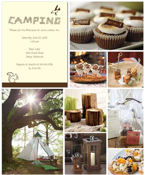 Camping Theme Pretty Cute Said It Was For A Wedding Shower Like The