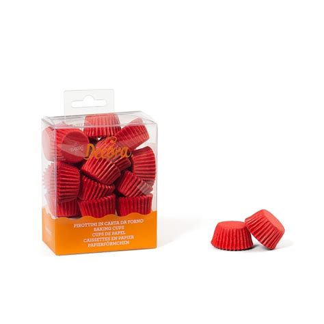 200 Mini Forminhas Vermelho - Forminhas para Brigadeiros - Party&Bite