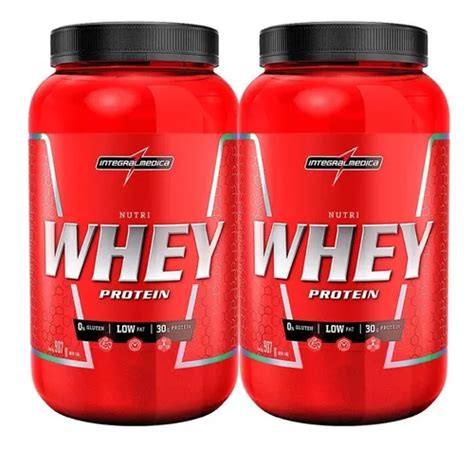 Combo Nutri Whey Isolado Conc Chocolate Integralmedica Frete Gr Tis