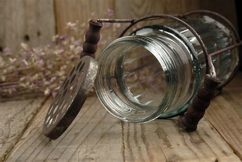 Cylinder Glass Potpourri Jar Crafts With Glass Jars Glass Flower