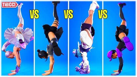 Hot Fortnite Skins With Skirts Ariana Grande Vs Tsuki Vs Leelah Vs