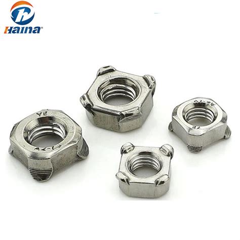 DIN928 High Quality Stainless Steel Square Weld Nuts STOCK China