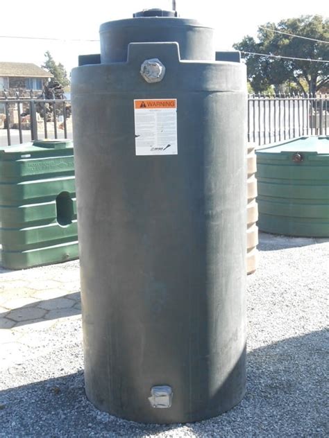 300 Gallon Vertical Water Storage Tank - National Storage Tank