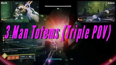 3 Man Totems Triple POV Kings Fall Raid YouTube