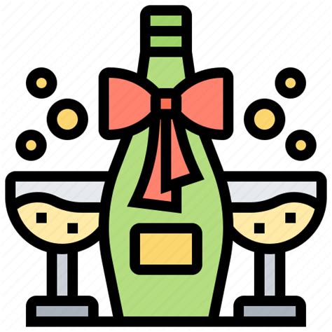 Celebration Champagne Drink Party Wine Icon