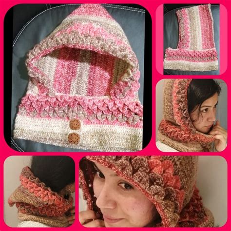 Gorro Y Cuellero X En Punto Cocodrilo Crochet Hats Crochet Fashion