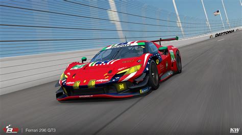 RaceRoom Ferrari 296 GT3 Iconic Liveries Pack Preview Bsimracing