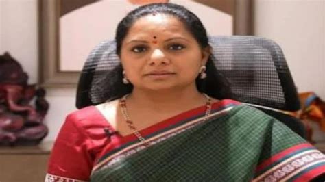 Brs Mlc Kavitha Afraid Over Liquor Scam Hiding Behind Her Father Kcr