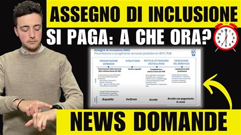 ASSEGNO DI INCLUSIONE OGGI ORA News DOMANDA RESPINTE SOSPESE ESITI