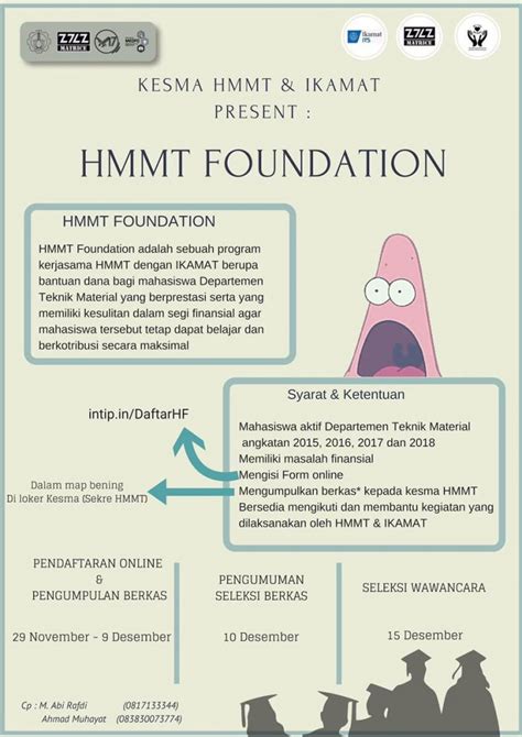 Hmmt Foundation Date 29 Nopember 2018 09 December 2018 Departemen