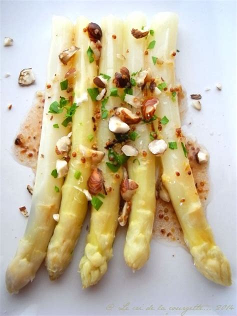 Asperges Blanches Vinaigrette Au Miel Et La Noisette Recettes De