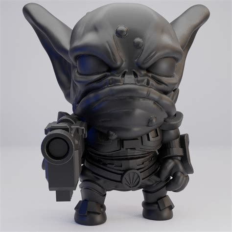 Hot Goblin チビエイリアンC ミニチュア ホットゴブリン SF戦闘TRPG