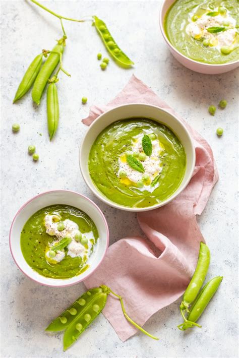 Vellutata Di Piselli Alla Menta Con Stracciatella Panelibrienuvole