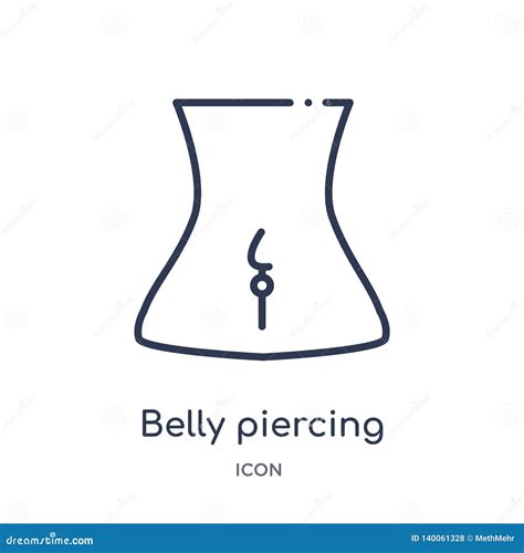 Linear Piercings Icon From Gestures Outline Collection Thin Line