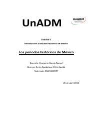 CMS U1 EA KGOA pdf UnADM Unidad 1 Introducción al estudio histórico