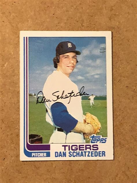 1982 Topps Dan Schatzeder 691 Ex Ebay