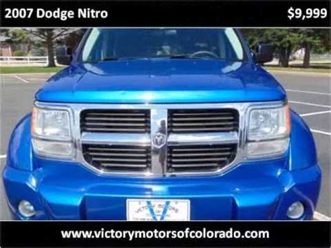 2007 Dodge Nitro Used Cars Longmont CO YouTube