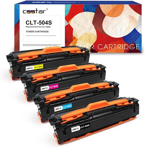 Csstar Compatible Toner Cartridge Replacement For Clt K S Clt C S