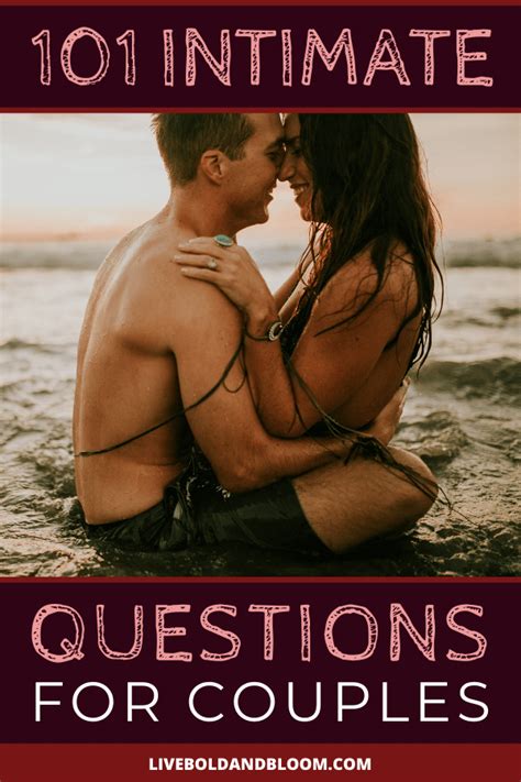 101 Intimate Questions For Couples Intimate Questions Intimate