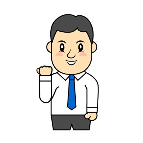 「頑張る営業マン」イラスト素材 超多くの無料かわいいイラスト素材