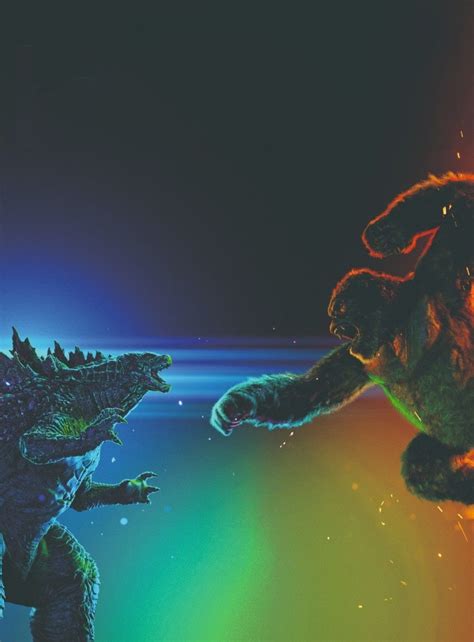 Godzilla Vs Kong Textless Poster Hd Godzilla Wallpaper Godzilla My Hot Sex Picture