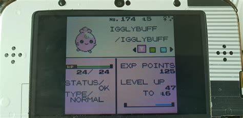 [gen Ii] Shiny Igglybuff In Crystal From My First Odd Egg D R