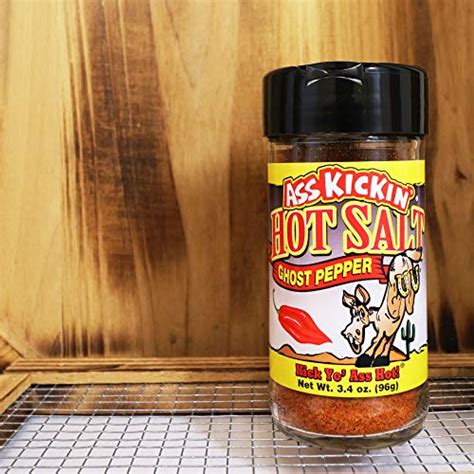 Ass Kickin Hot Spicy Ghost Pepper Salt Oz Shaker