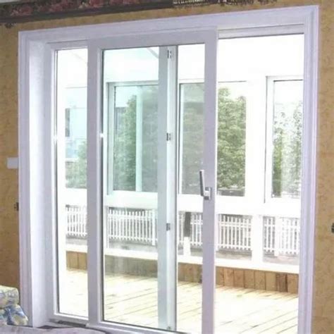 ACE BUILD White Indoor UPVC French Window Glass Thickness 10 Mm At