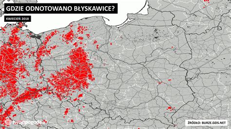 Gdzie tej wiosny przeszły burze TwojaPogoda pl