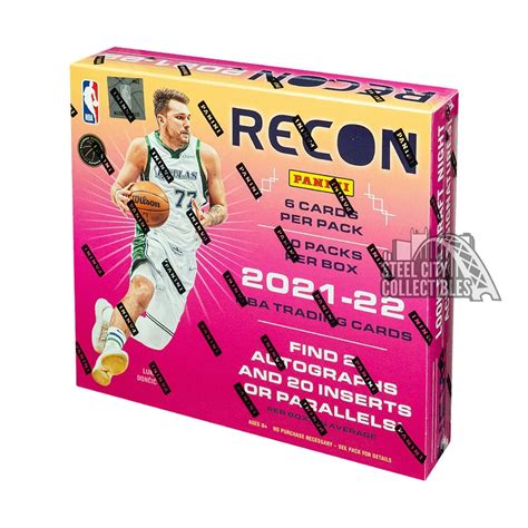 2021 22 Panini Recon Basketball Hobby Box Steel City Collectibles